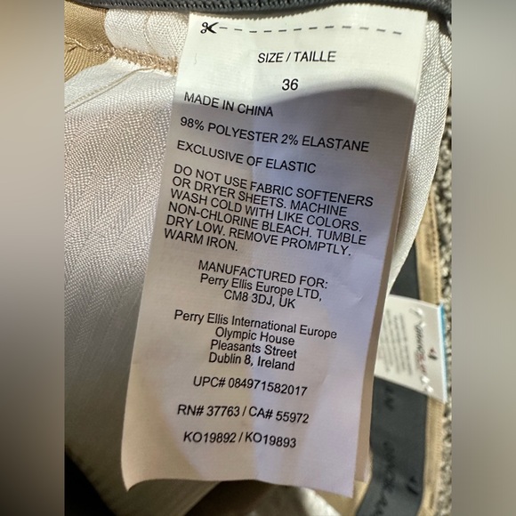 NWT Men’s Grand Slam On Course Performance Golf Shorts Size 36 - Picture 5 of 9